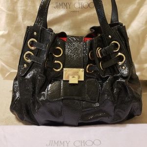 Authentic Jimmy Choo Patent Leather Bag